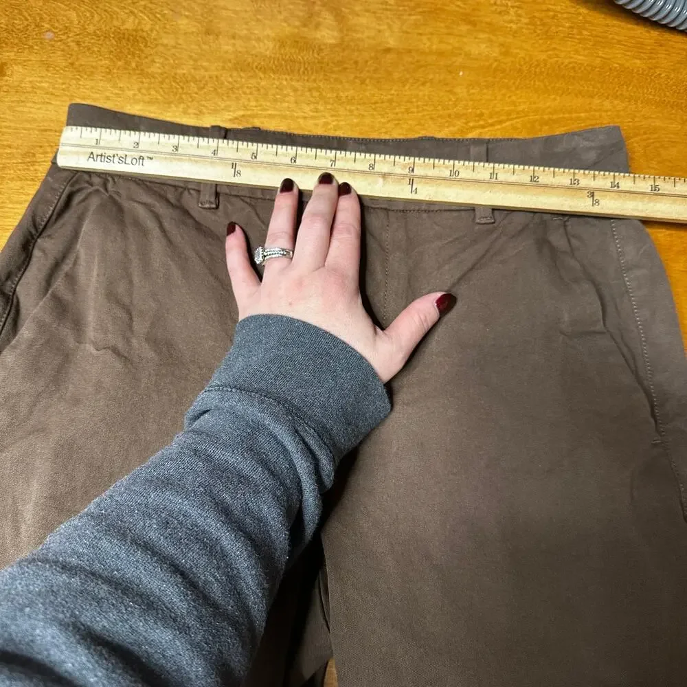 Everlane Mocha Brown Bi Stretch Flare Trouser Pants Womens 6‎ Office Minimalist
